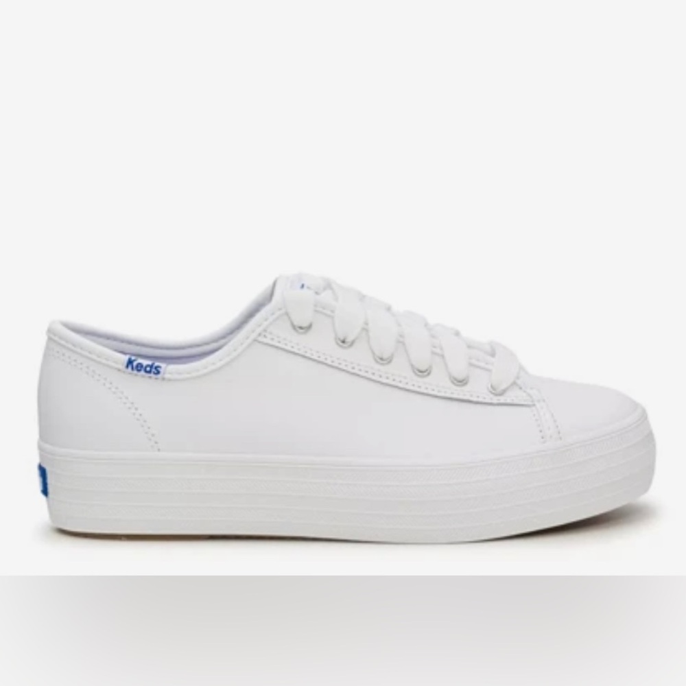 Keds Triple Kick White Canvas Sneakers 8